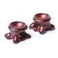 Set of 2 Branch Wood Display Stand Base