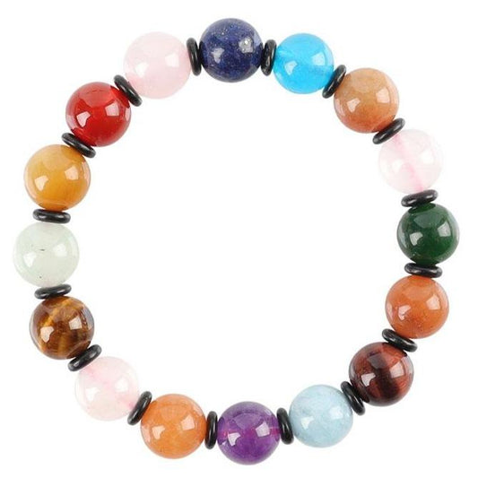 12mm Chakra Bracelet Wholesale Crystals USA