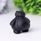 1.8" Black Obsidian Snorlax Crystal Carvings Wholesale Crystals USA