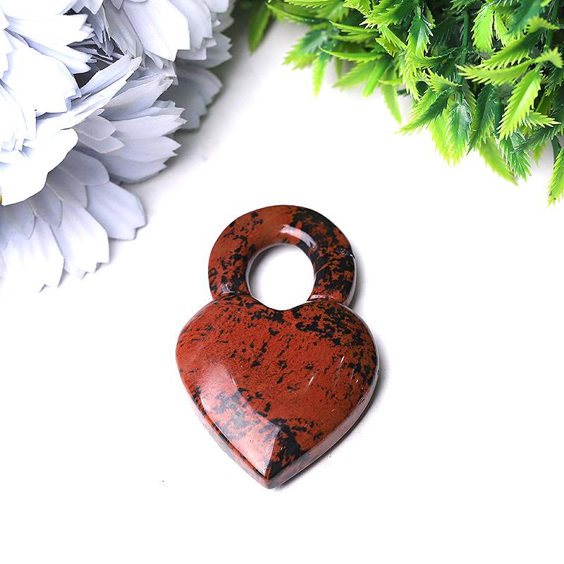 2.6" Heart Crystal Carvings Wholesale Crystals USA