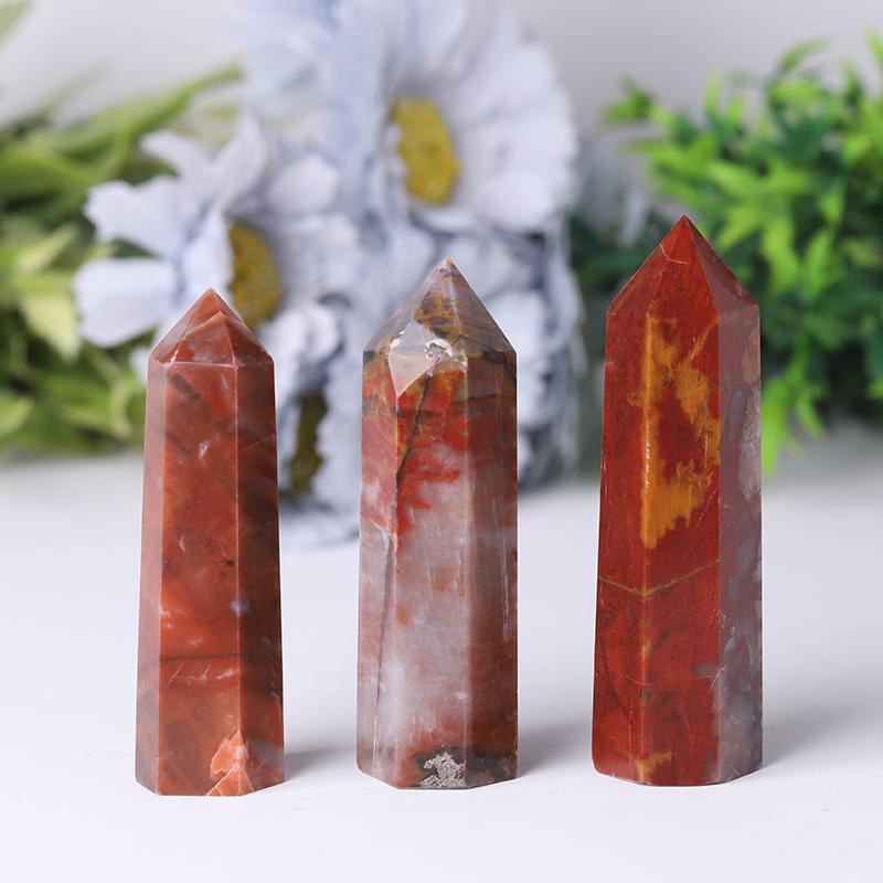Wholesale Natural Agate Point Healing Tower Wholesale Crystals USA