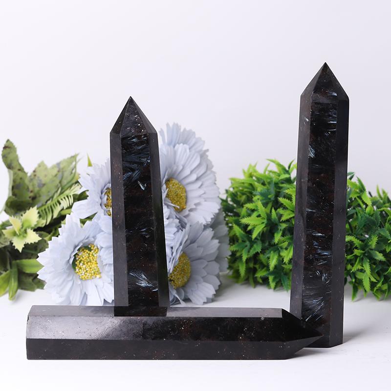 Flanshing Astrophylite Tower for Healing Wholesale Crystals USA