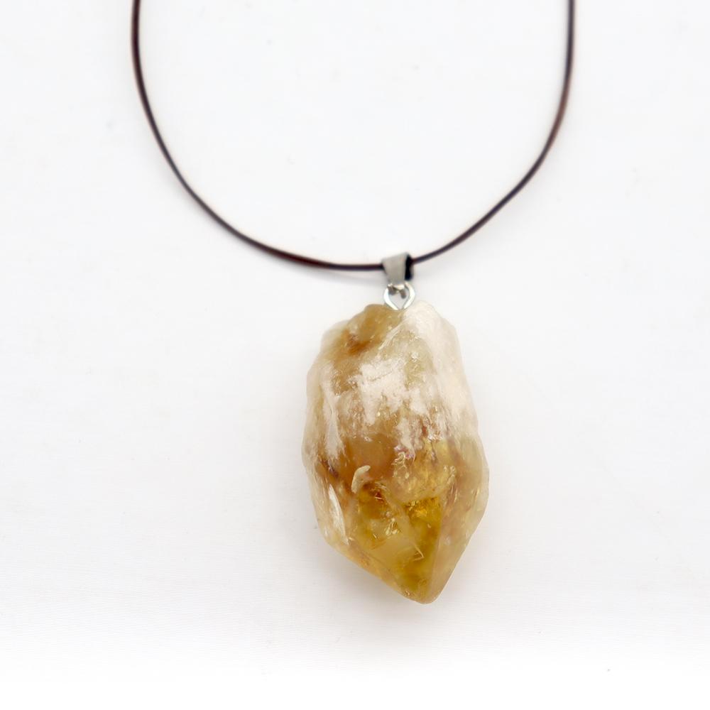Natural Raw Amethyst Crystal Pendant Necklace Wholesale Crystals USA
