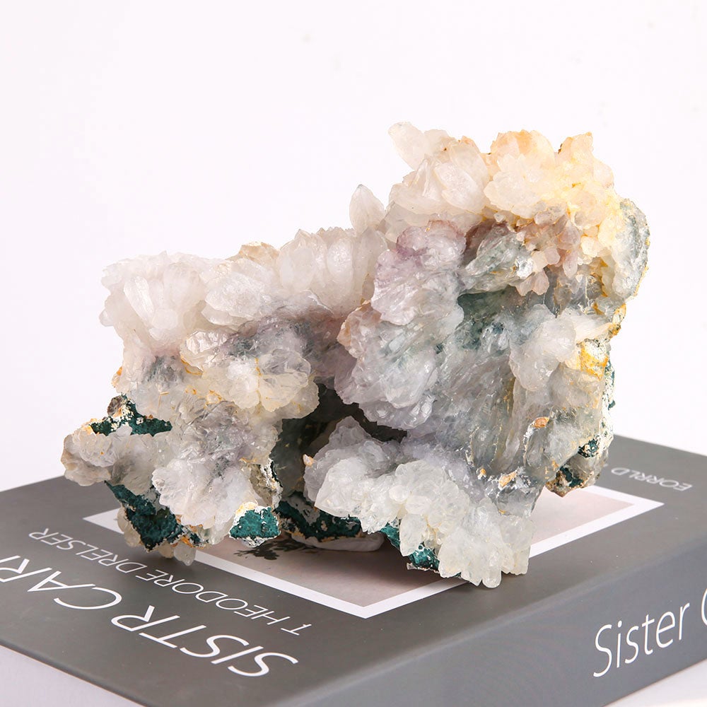 Unique Amethyst Fan Druzy Cluster Specimen Free Form
