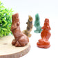 Hand carved wolf shaped crystal animal carving crafts Wholesale Crystals USA