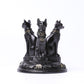 Resin Lucky Cat Statue Base Stand S