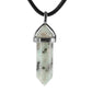 Natural Semi-Precious Gemstone Crystal Healing Hexagonal Point Chakra Pendant Wholesale Crystals USA