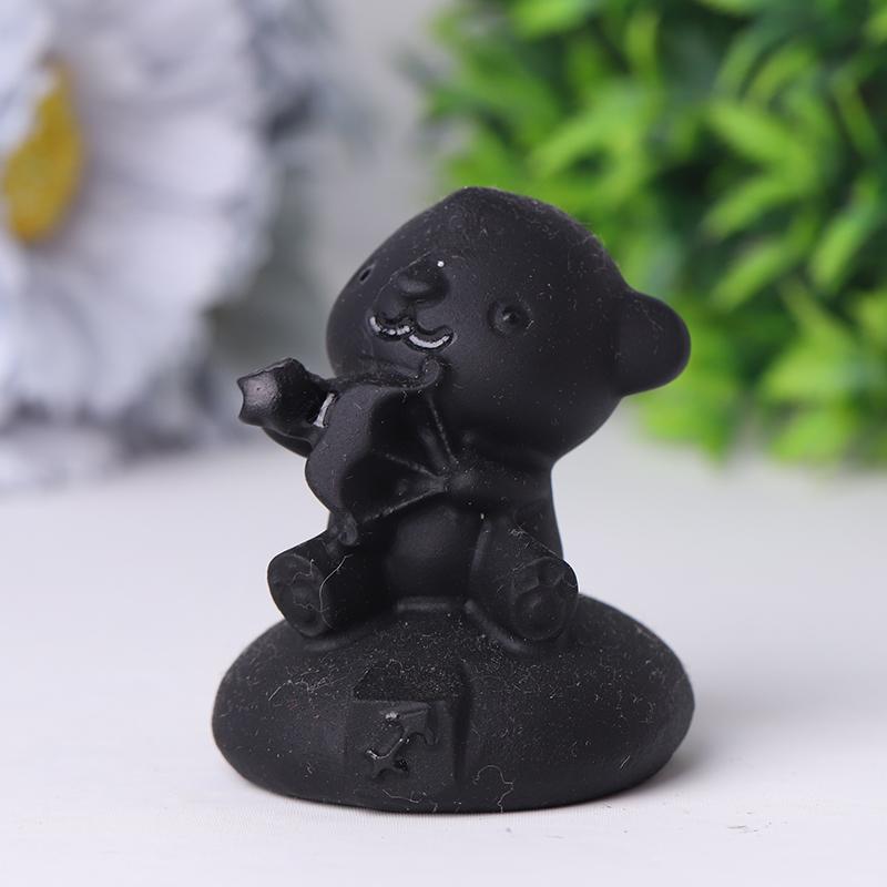 2" Black Obsidian Crystal Carvings Wholesale Crystals USA
