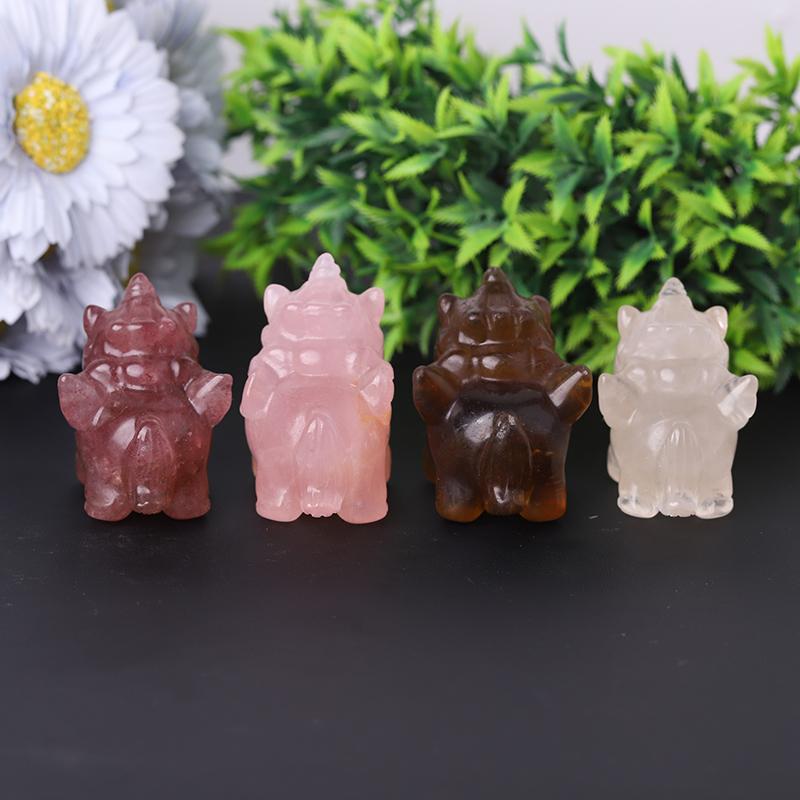 2.0" Unicorn with Wings Crystal Carvings Wholesale Crystals USA