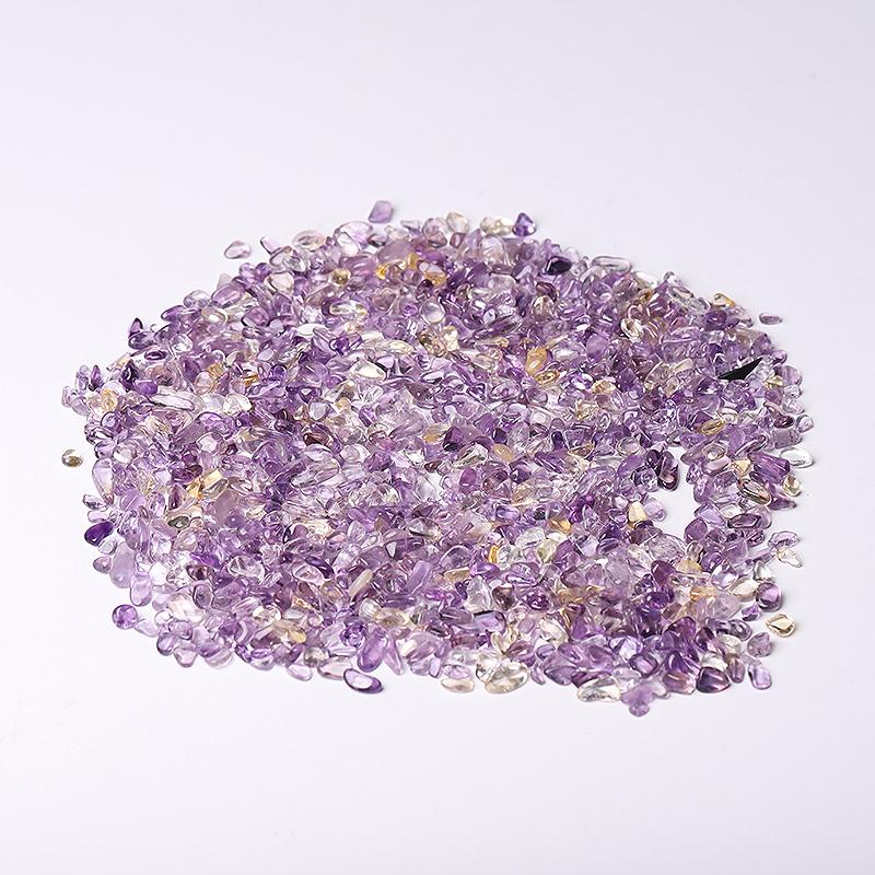 0.1kg Natural Ametrine Chips Crystal Chips for Decoration Wholesale Crystals USA