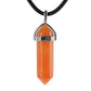 Natural Semi-Precious Gemstone Crystal Healing Hexagonal Point Chakra Pendant Wholesale Crystals USA