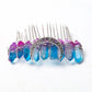 3" Aura Crystal Crown Comb Wholesale Crystals USA