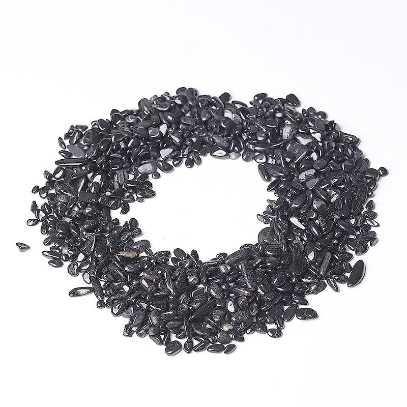 0.1kg Natural Black Tourmaline Chips Wholesale Crystals USA