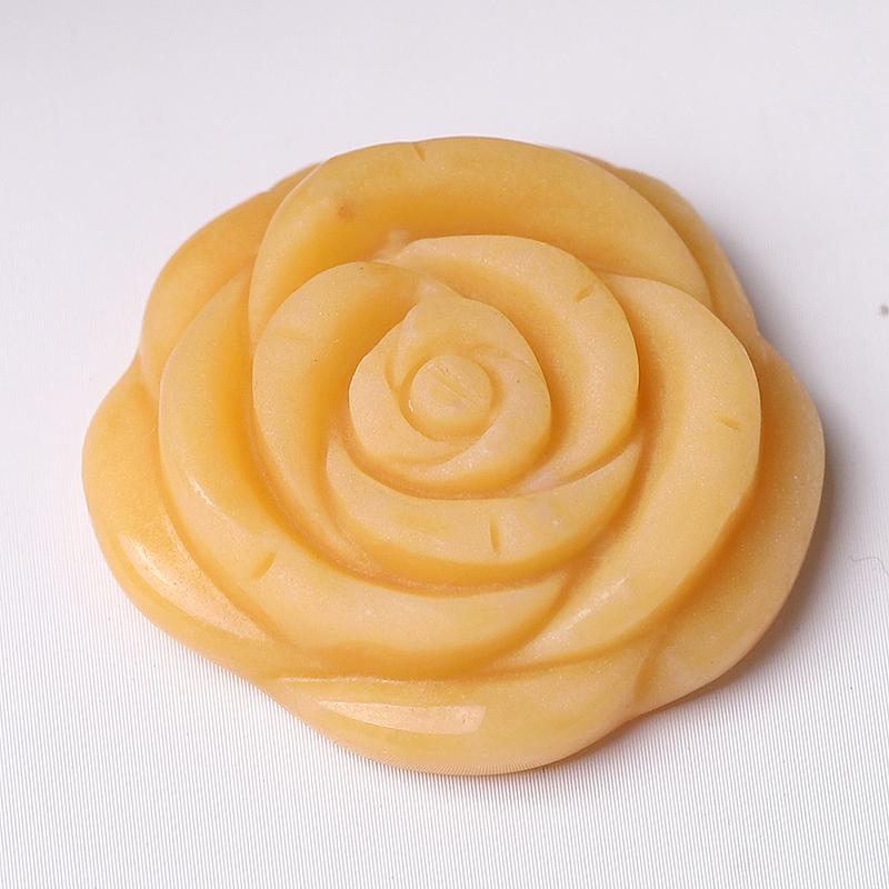 1.2" Rose Flower Crystal Carvings Wholesale Crystals USA