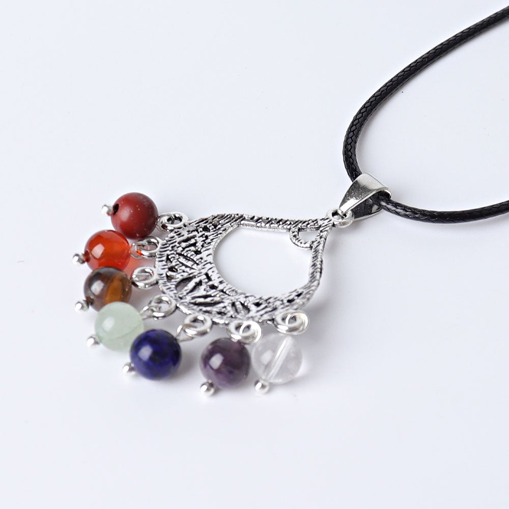 1.5" Chakra Crystal Pendant Wholesale Crystals USA