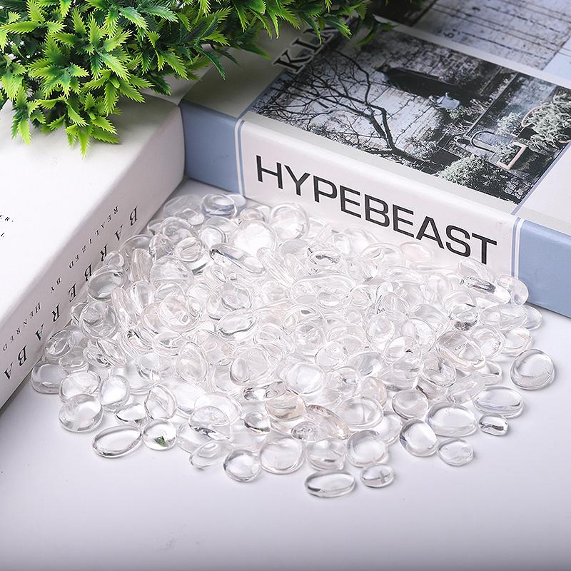 0.1kg 15mm-20mm High Quality Clear Quartz Tumbles for Healing Wholesale Crystals USA
