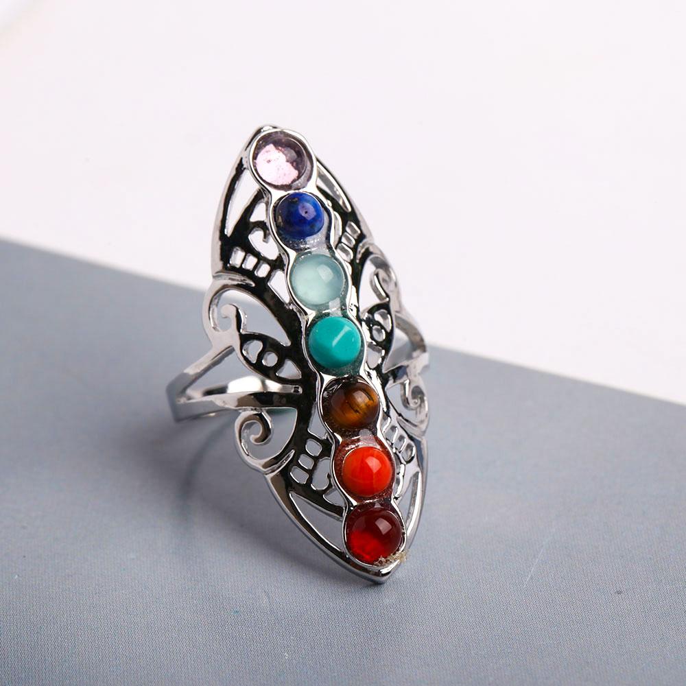 7 Chakra Adjustable Crystal Rrings Wholesale Crystals USA