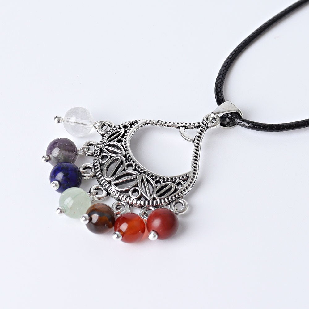 1.5" Chakra Crystal Pendant Wholesale Crystals USA