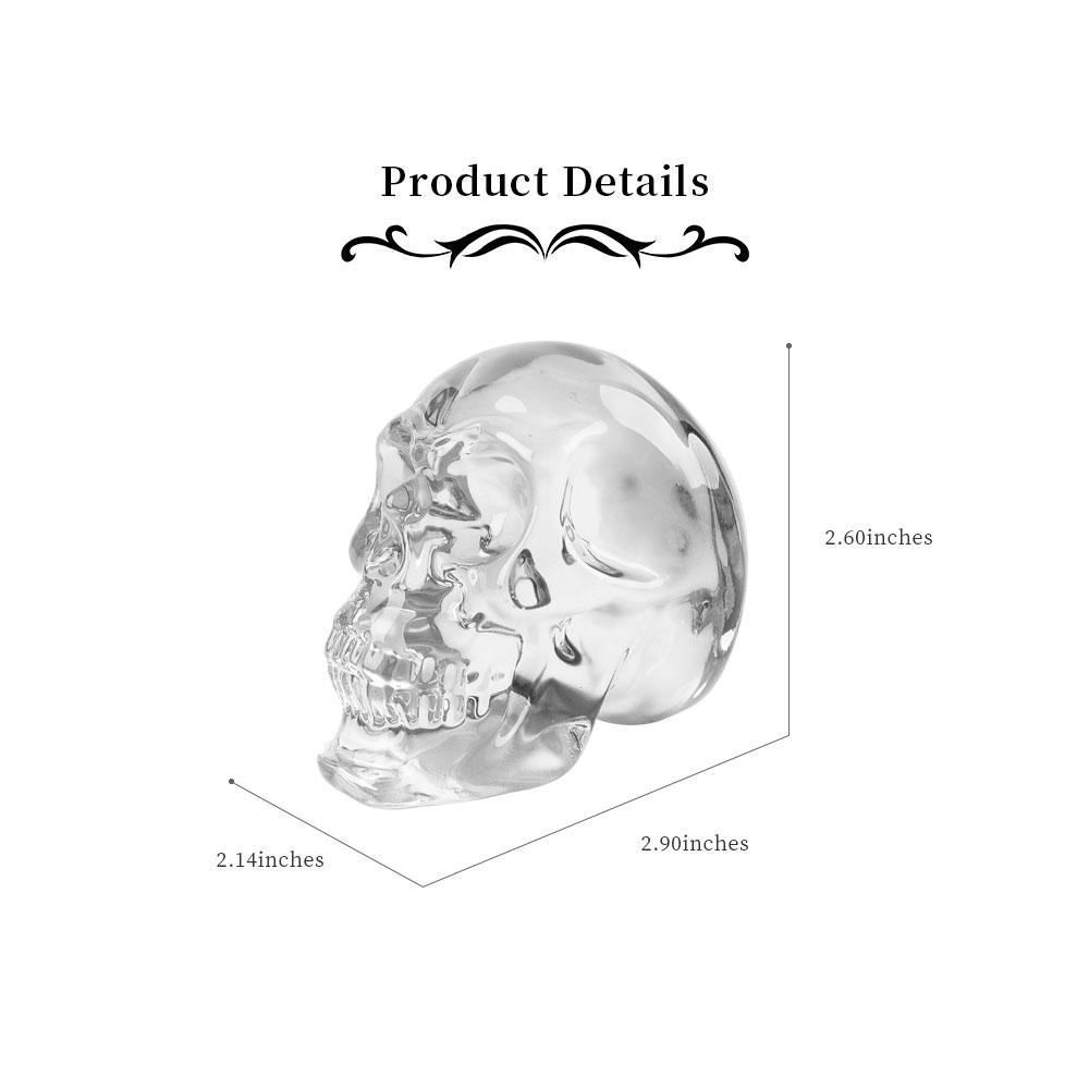 Aura Crystal Rainbow Skull Carving on Discount Wholesale Crystals USA