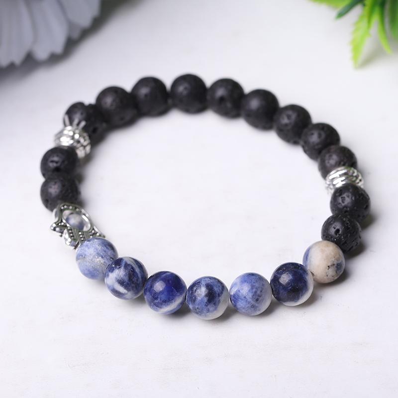 85mm Volcanic with Crystal Bracelet Wholesale Crystals USA