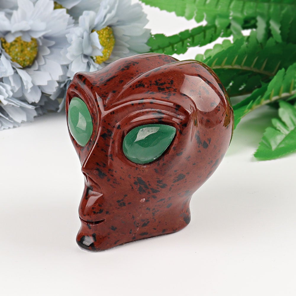 2.5" Alien Skull Crystal Carving Wholesale Crystals USA