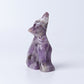 3" Dream Amethyst Wolf Crystal Carvings Wholesale Crystals USA