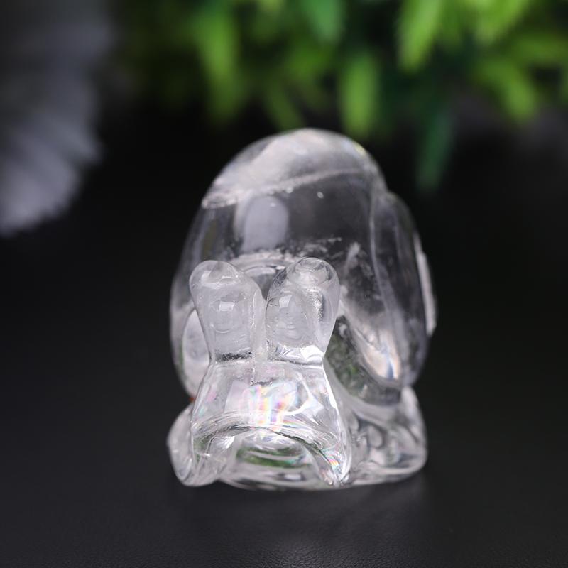 1.2-1.5" Clear Quartz Snail Crystal Carvings Wholesale Crystals USA