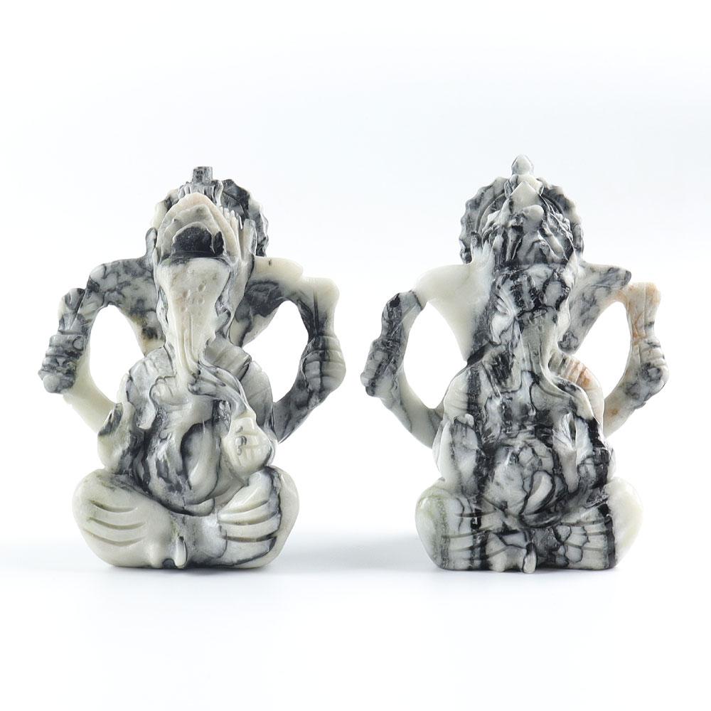 Jade Ganesha Carving Free Form Wholesale Crystals USA