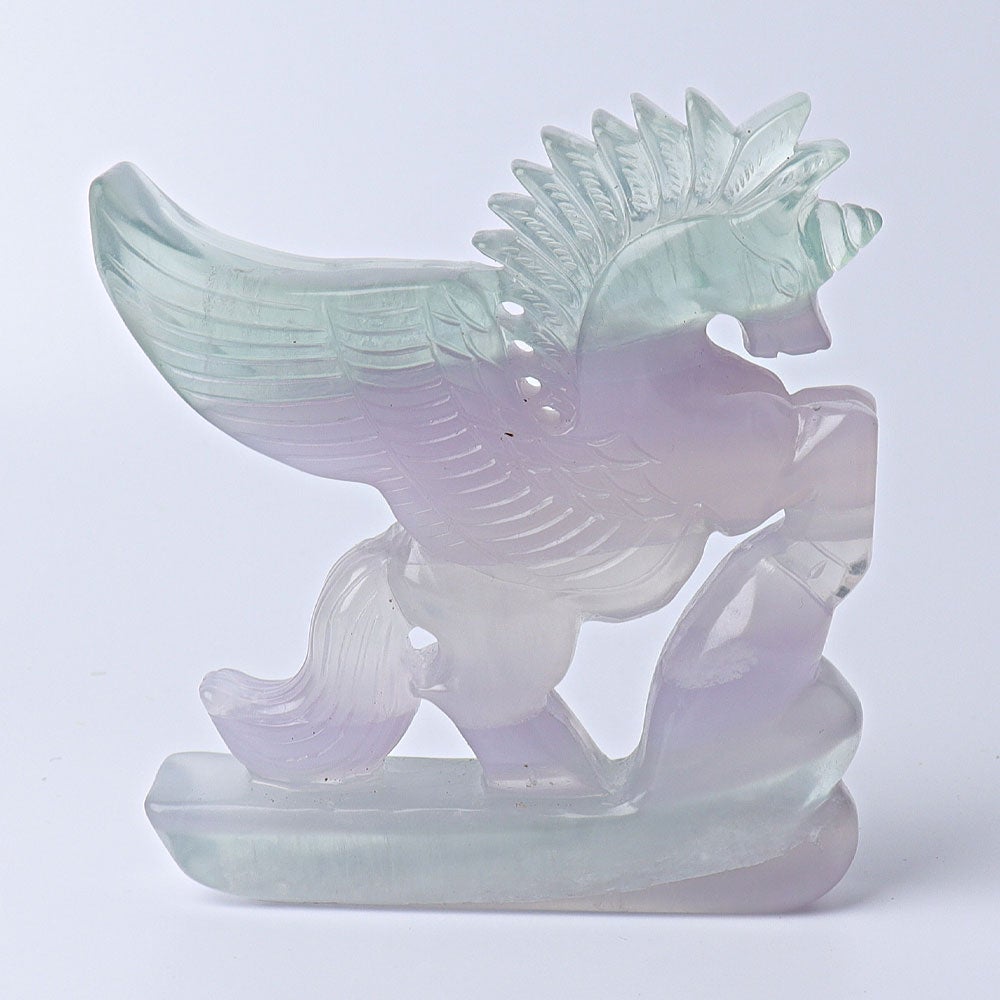 4.5" Fluorite Unicorn Crystal Carvings Wholesale Crystals USA