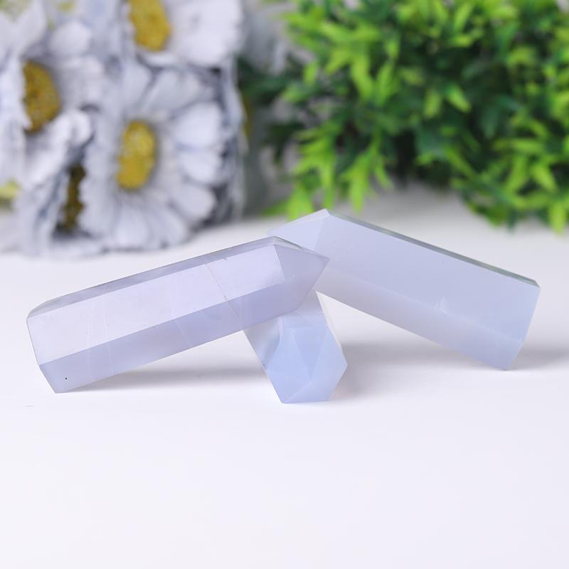 Blue Chalcedony Tower Wholesale Crystals USA