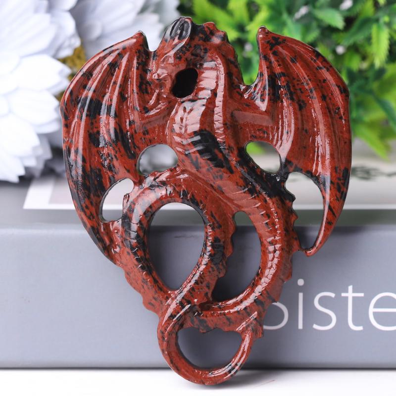 4" High Quality Dragon Crystal Carvings for Decoration Wholesale Crystals USA