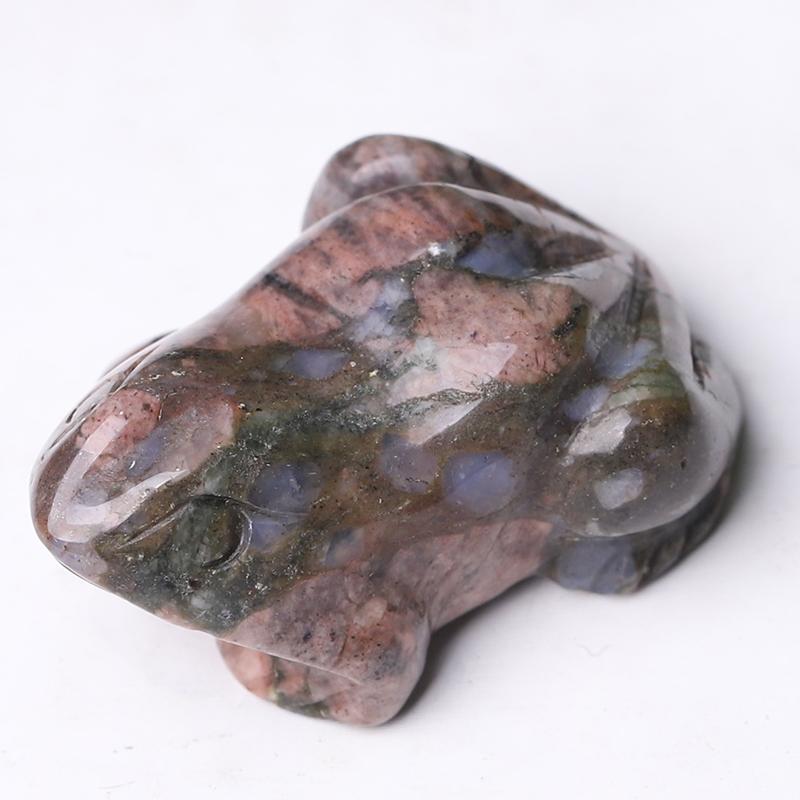 1.5" Frog Crystal Carvings Wholesale Crystals USA