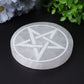 4" Selenite Coaster with Printing Wholesale Crystals USA