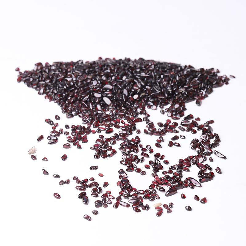 0.1kg High Quality 5-7mm Natural Garnet Chips Wholesale Crystals USA
