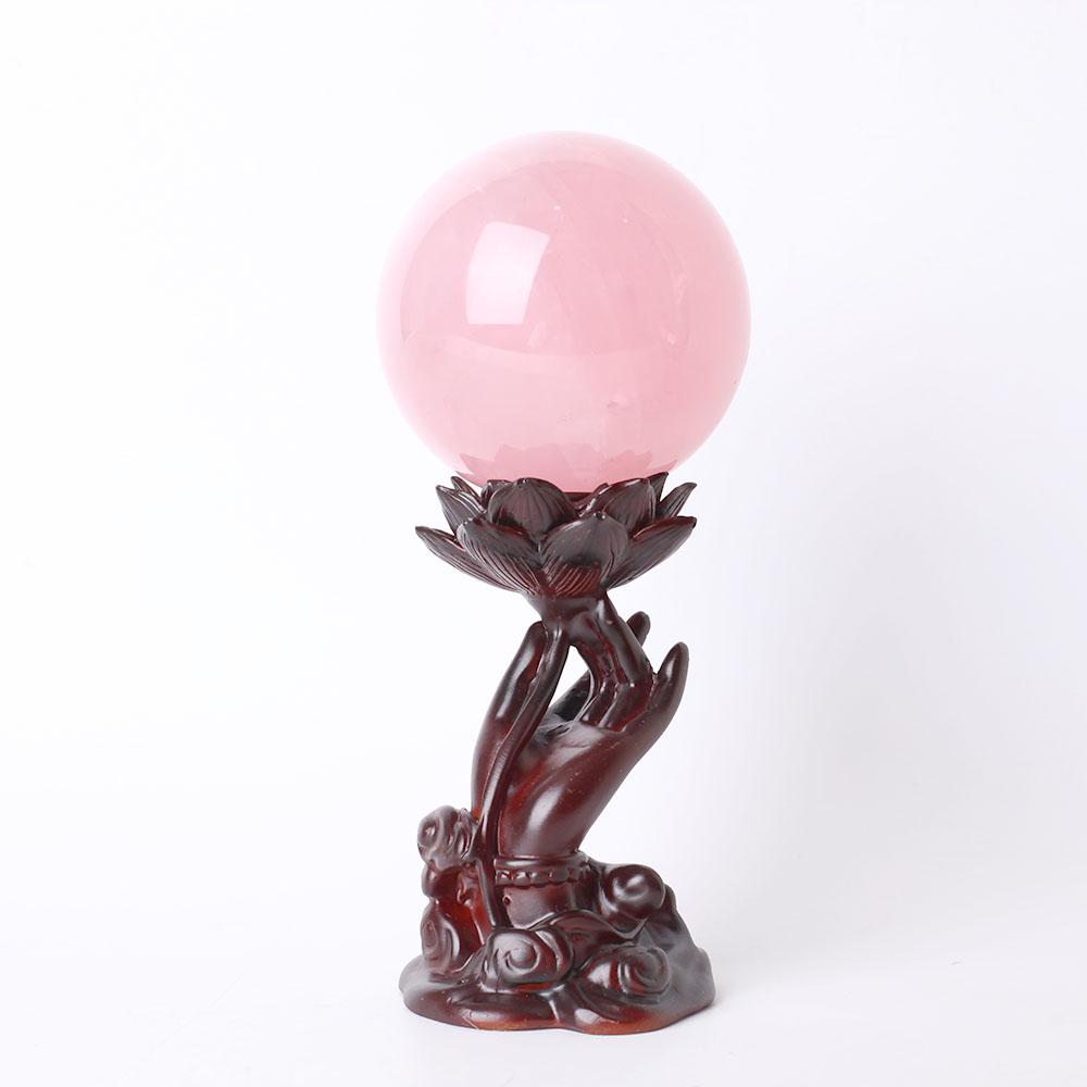 Resin Buddha Hand Lotus Statue Stand