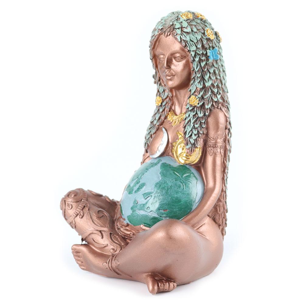Resin Mother Earth Statue for Gift Home Garden Ornament Outdoor Decor
