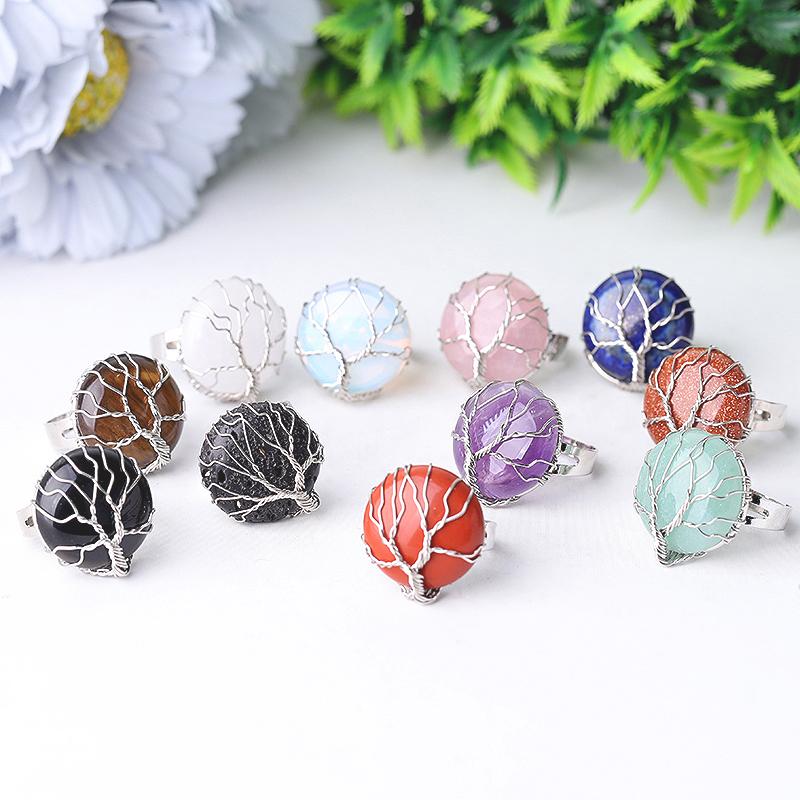 Tree of Life Crystal Rrings Wholesale Crystals USA