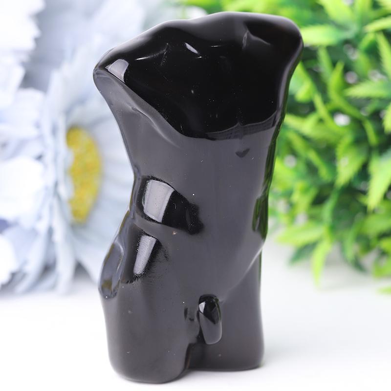 2.0-3.0" Black Obsidian Model Crystal Carvings Wholesale Crystals USA