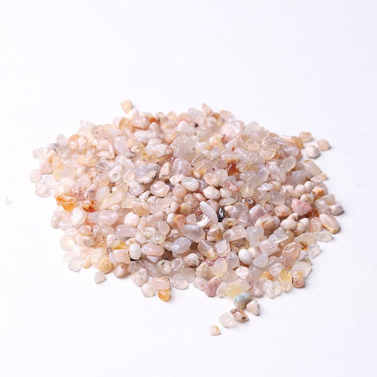 0.1kg 5-7mm High Quality Flower Agate Chips Wholesale Crystals USA