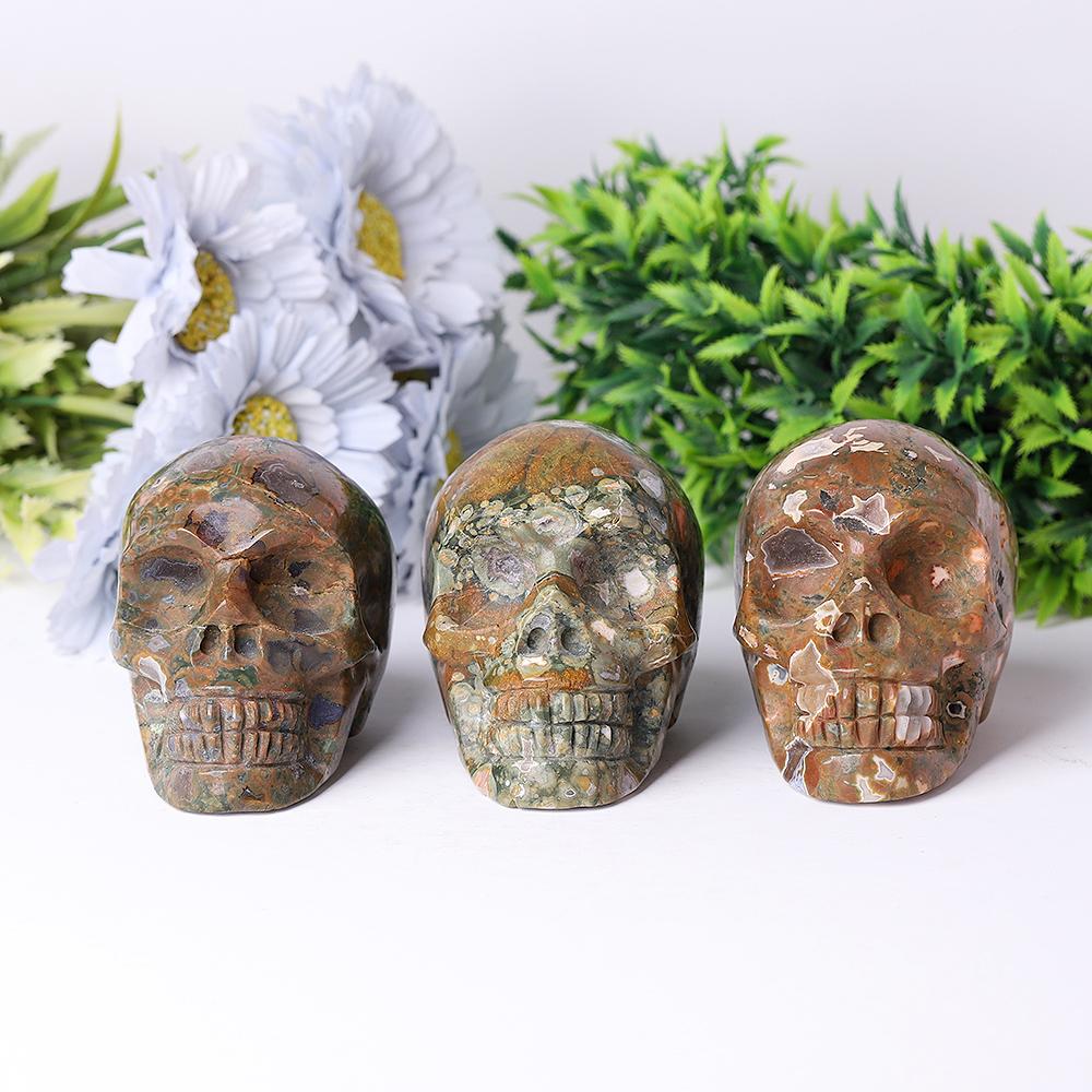 Ocean Jasper Crystal Skull Carvings Wholesale Crystals USA