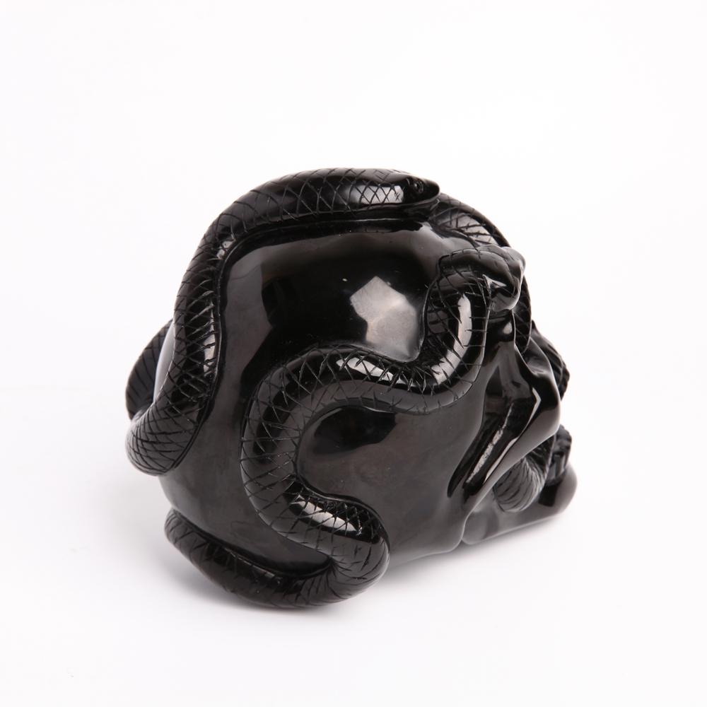 Black Obsidian Crystal Carvings Skull Wholesale Crystals USA
