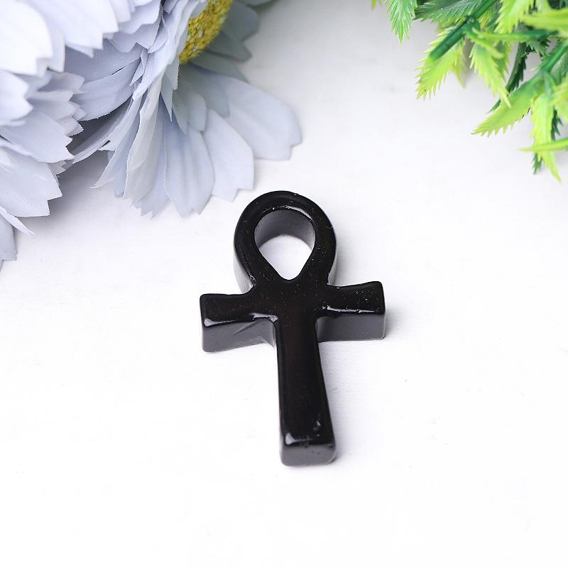 2" Egypt Cross Crystal Carvings Wholesale Crystals USA