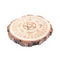 Irregular Round Wooden Coaster