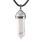 Natural Semi-Precious Gemstone Crystal Healing Hexagonal Point Chakra Pendant Wholesale Crystals USA