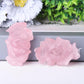 3" Rose Quartz Peony Crystal Carvings Wholesale Crystals USA