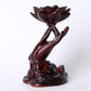 Resin Buddha Hand Lotus Statue Stand