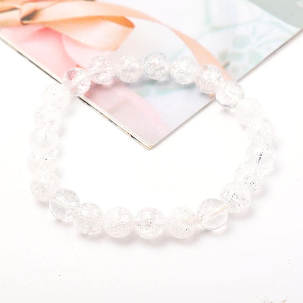 Crack Clear Quartz Bracelet Wholesale Crystals USA