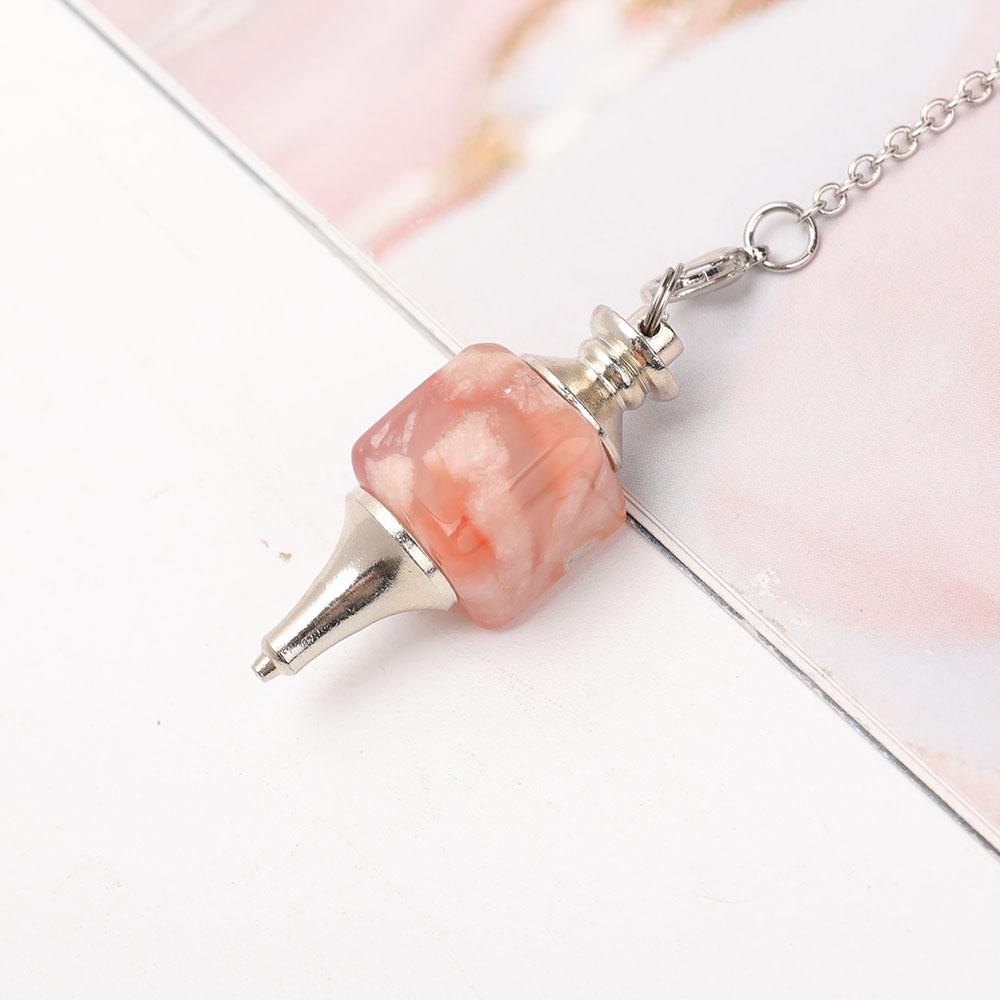 Flower Agate Pendulum Wholesale Crystals USA