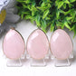 1.75" Rose Quartz Pendant with Golden Rim Wholesale Crystals USA