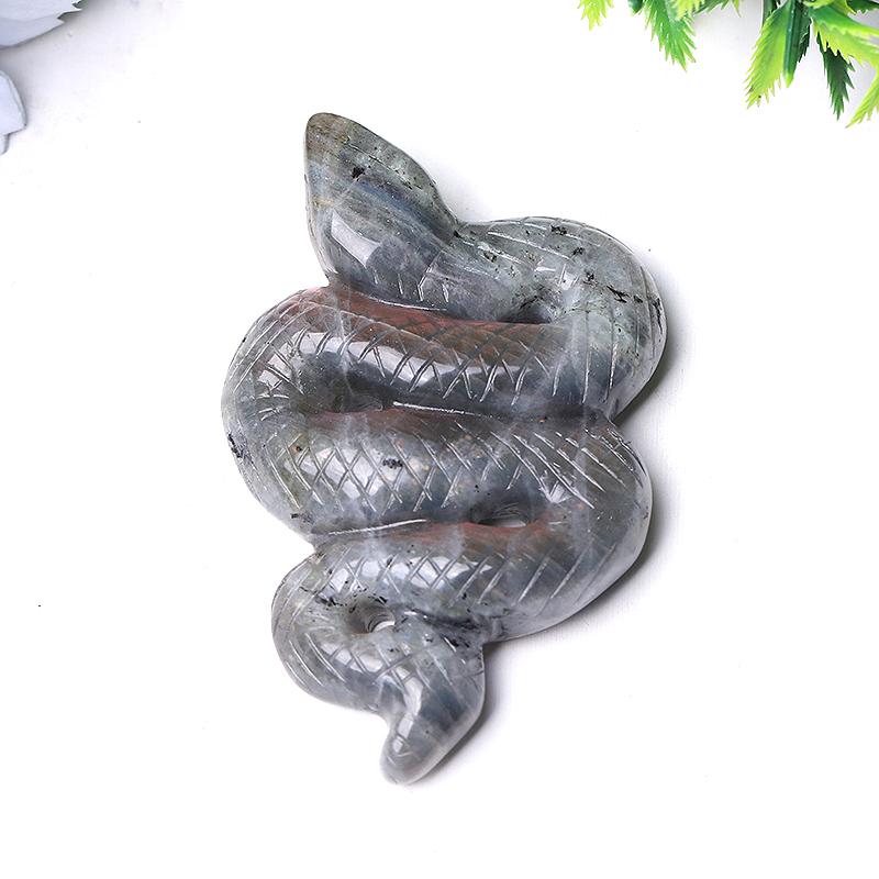 3.5" Labradorite Snake Crystal Carvings Wholesale Crystals USA